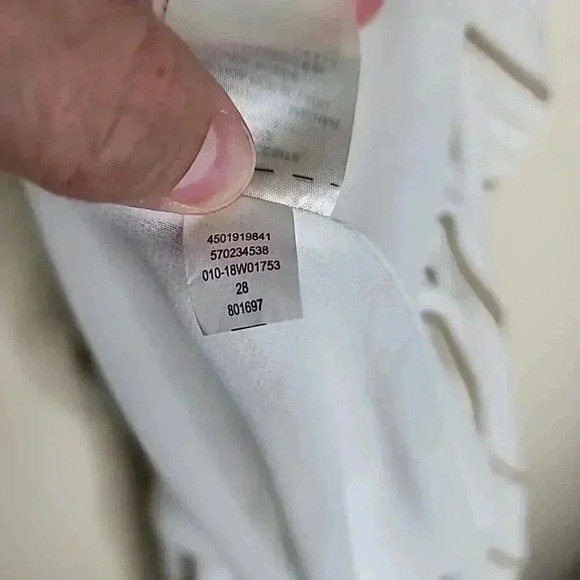 WHITE HOUSE BLACK MARKET Off The Shoulder Stripe‎ Blouse Size XS Top Shirt EUC - Picture 7 of 9